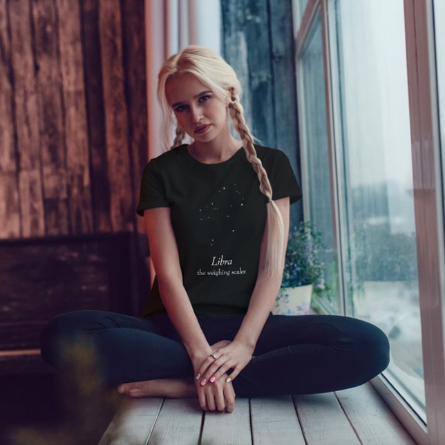 Camiseta Constelação de Libra (Criador carregado)