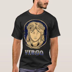 Camiseta Constelação Horoscópio Ascendente Zodiac Virgo