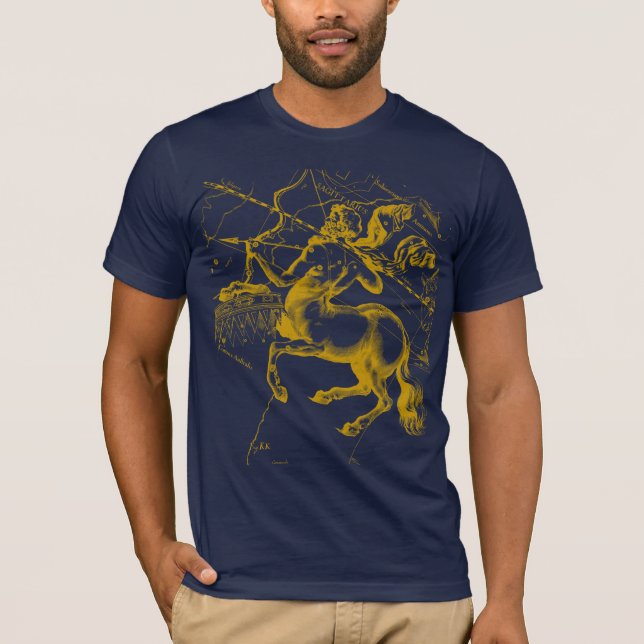 Camiseta Constelação Sagittarius Hevelius cerca de 1690 (Frente)