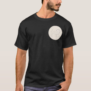 Camiseta Constelação Zodiacal de Leão Astr Minimalista