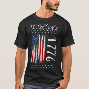 Camiseta Constituição Da Bandeira Dos Eua Do Patriótico 4º