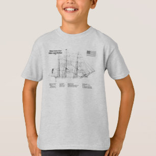 Camiseta Constituição do USS - Planos de Esquema de Entrega
