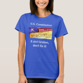 Camiseta Constituição dos EUA (escuro)