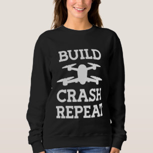 Camiseta Construa Derrube Repita Piloto de Drone 1