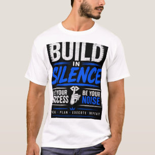CAMISETA CONSTRUA EM SILÊNCIO