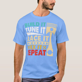 Camiseta Construa-O Ajuste-O E Quebre-Se, Engraçada, Mens D