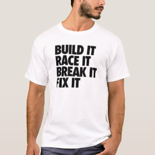 Camiseta Construa-o raça ele ruptura ele reparo ele