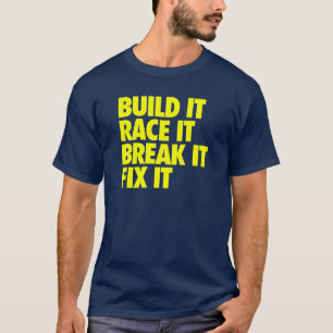 Camiseta Construa-o raça ele ruptura ele reparo ele -
