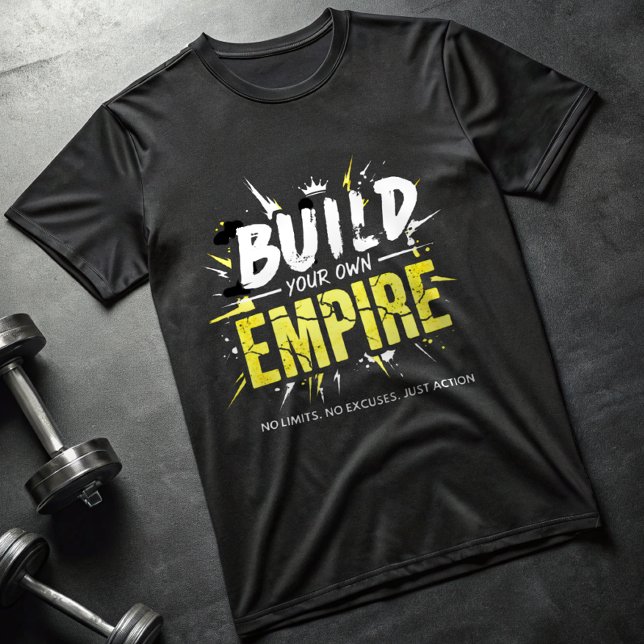 Camiseta Construa Seu Próprio Império – Motivacion (Criador carregado)