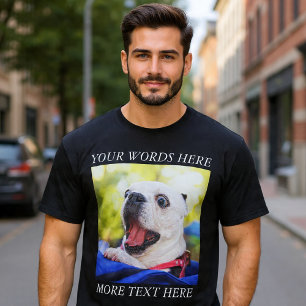Camiseta Construa Sua Própria Foto e Texto