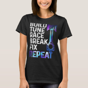 Camiseta Construa Ti Ajuste Race E Quebre-O Corrige-O E Rep