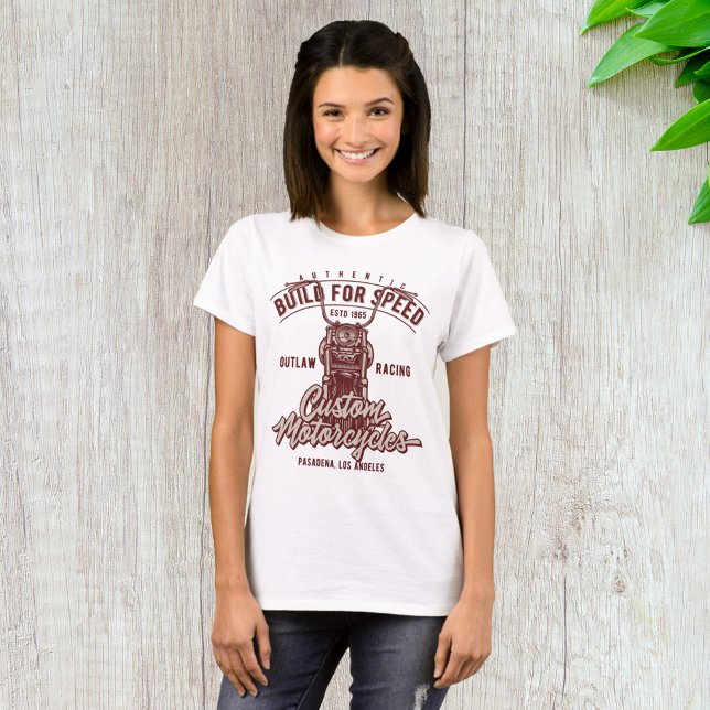 Camiseta Construção Autêntica Para Velocidade (Criador carregado)