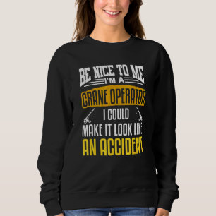 Camiseta Construção Automática Do Operador Da Grua Do Motor