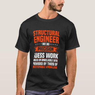 Camiseta Construção Civil De Engenheiros Estruturais En