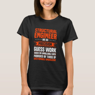 Camiseta Construção Civil De Engenheiros Estruturais En