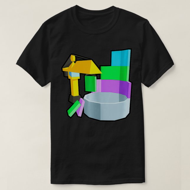 Camiseta Construção da Torre do Inferno (Frente do Design)