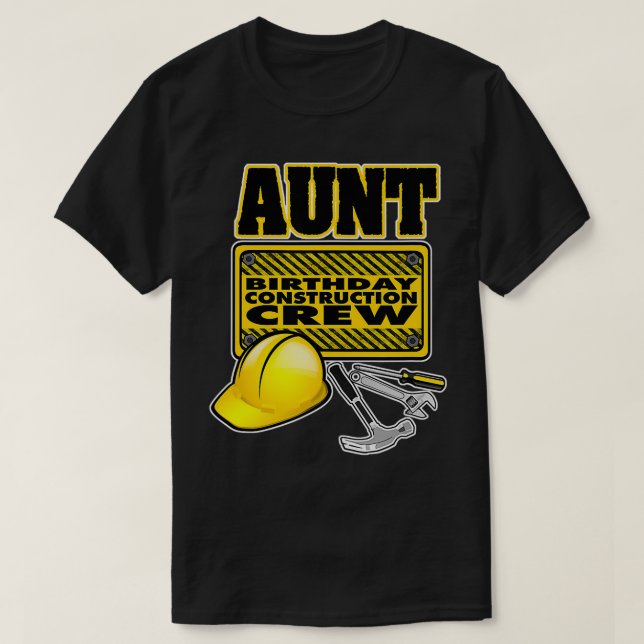 Camiseta Construção de Atia de Aniversário (Frente do Design)