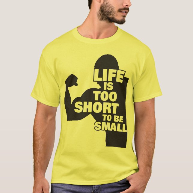 Camiseta Construção De Bacalhau - A Vida É Muito Curta Para (Frente)