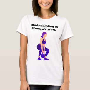 Camiseta Construção de bases é trabalho feminino