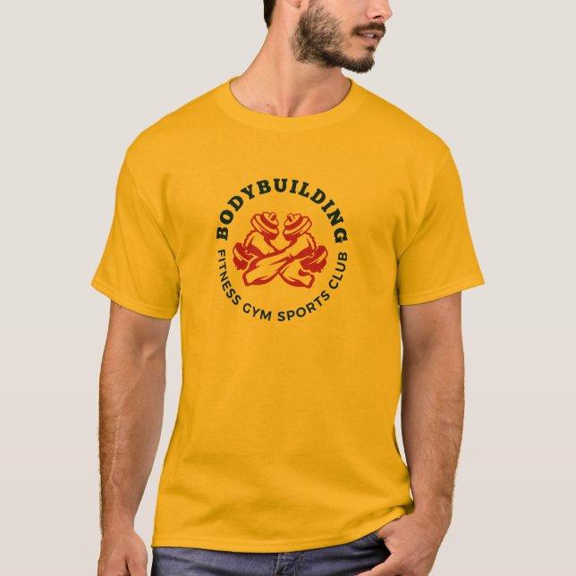 Camiseta Construção de bases, Gym (Frente)