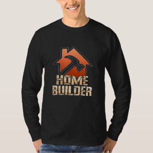 Camiseta Construção de Casa de Ideias do Construtor a Sair