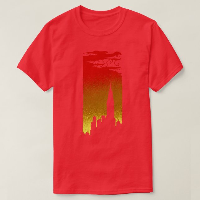 Camiseta Construção de chrysler2 (Frente do Design)
