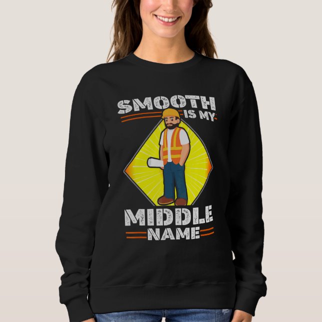 Camiseta Construção de construtor de acabador de betão B (Frente)