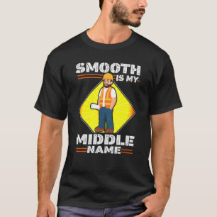 Camiseta Construção de construtor de acabador de betão B