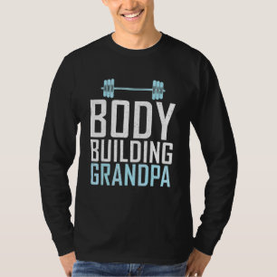 Camiseta Construção de Corpo Vovô Gyout Workout Bodybuildin