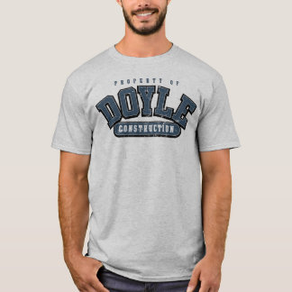 Camiseta CONSTRUÇÃO de DOYLE, T atlético, AZUL CINZENTO