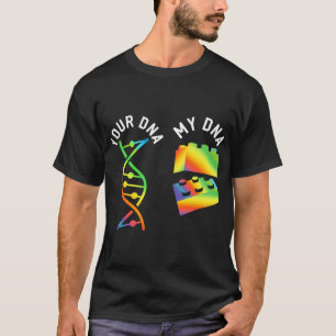 Camiseta Construção de Engenheiro de DNA do Master Builder