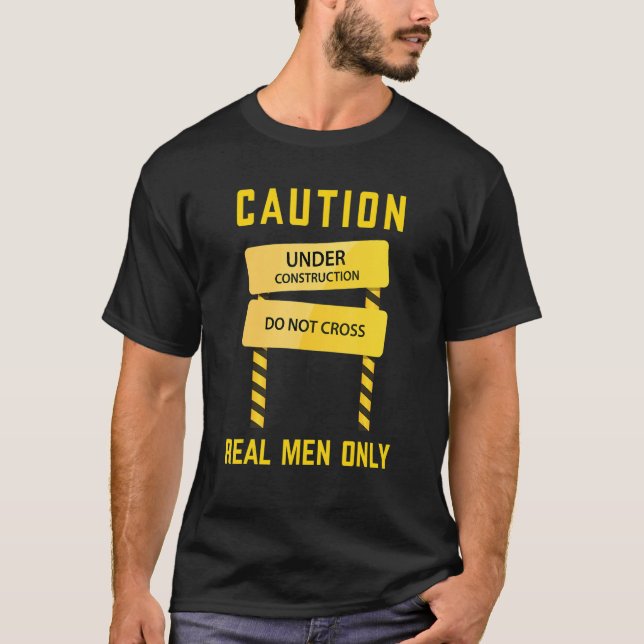Camiseta Construção de estradas de operadores de equipament (Frente)