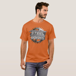 Camiseta Construção De Fábricas De Aço