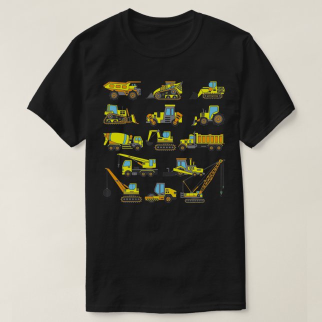Camiseta Construção de Gift Idea de Escavador de Construção (Frente do Design)