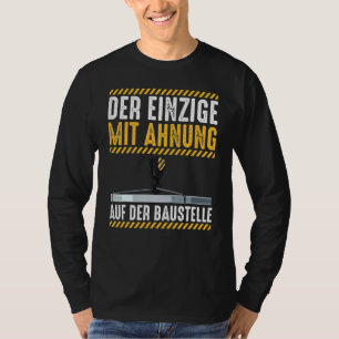 Camiseta Construção de guindaste do trabalhador da construç