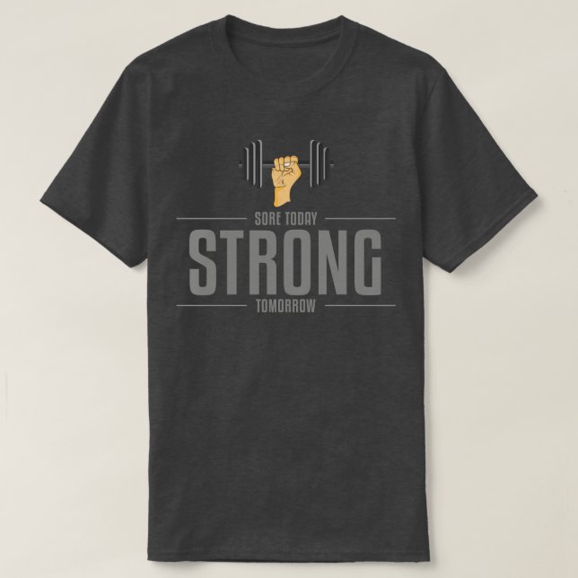 Camiseta Construção de laços com Dumbbels 3 (Frente do Design)