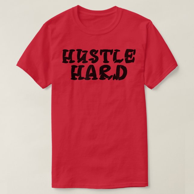 Camiseta Construção de Malhação de Gym DURO HUSTLE (Frente do Design)