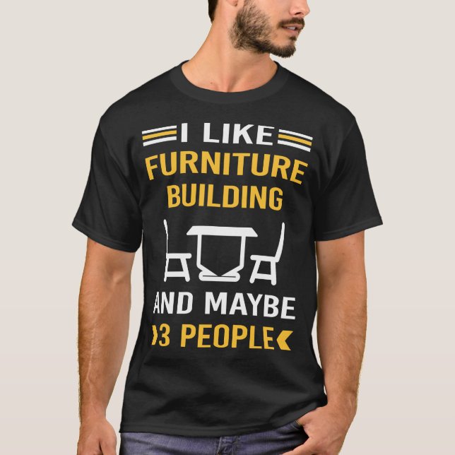 Camiseta Construção de Móveis Carpintaria Carpinteiro (Frente)