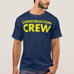 Camiseta Construção de pessoal de construção e demoliç