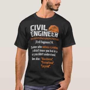 Camiseta Construção de pontes do construtor de ponte de Eng