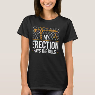 Camiseta Construção de um Operador de Crane T