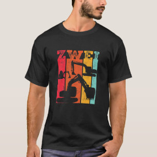 Camiseta Construção do aniversário de criança segundo a