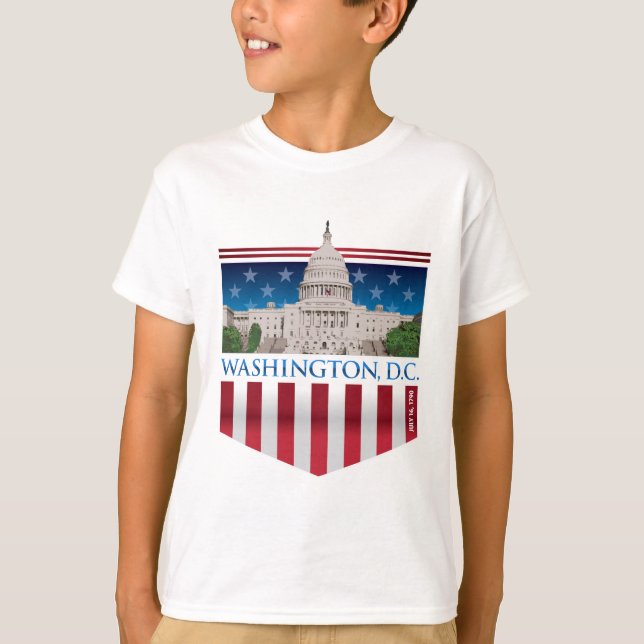 Camiseta Construção do Capitólio - Washington DC (Frente)