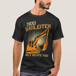 Camiseta Construção do construtor do gestor de instalações