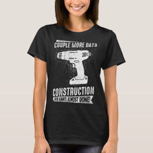 Camiseta Construção do estaleiro de construção de imóveis w