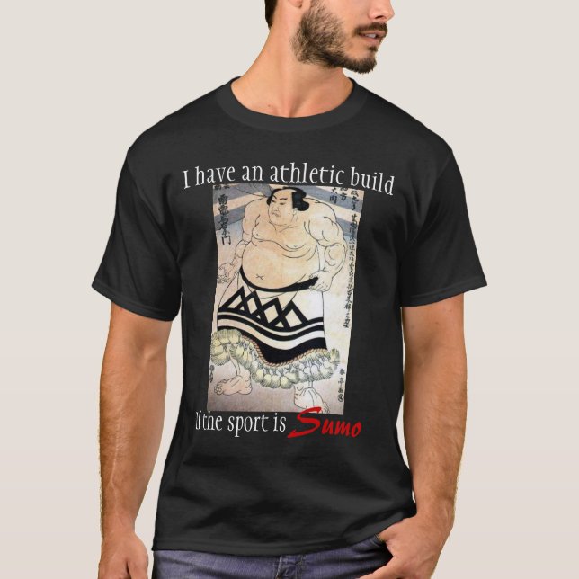 Camiseta Construção do Sumo no preto (Frente)