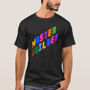 Camiseta Construção Legal de Bloco do Construtor Mestre