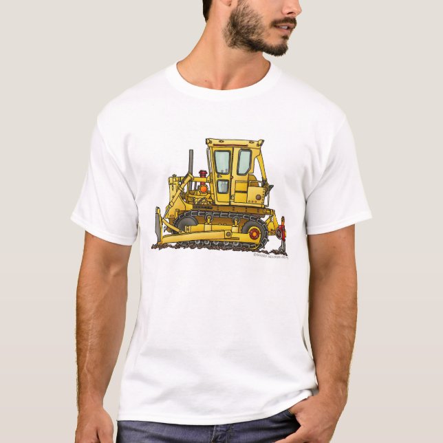 Camiseta Construção resistente Appar do motor da sujeira da (Frente)