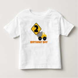 Camiseta Construction Birthday Boy