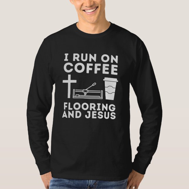 Camiseta Construction Floor Installer Flooring Contractor (Frente)